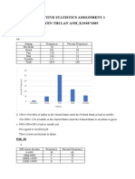 Descriptive Statistics Assignment 1 NGUYEN THI LAN ANH - K194071005