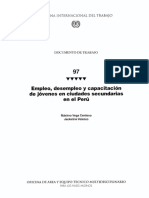 Empleo y desempleo juvenil en ciudades secundarias, Peru. LIBRO OIT VEGA CENTENO -  VELAZCO