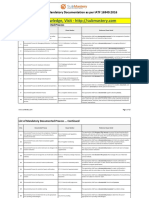 Checklist of Documentation As Per IATF 16949:2016