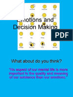 Emotions and Decision Making