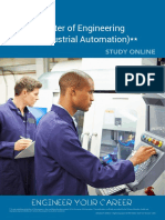 Master of Engineering (Industrial Automation) : Engineer Your Career