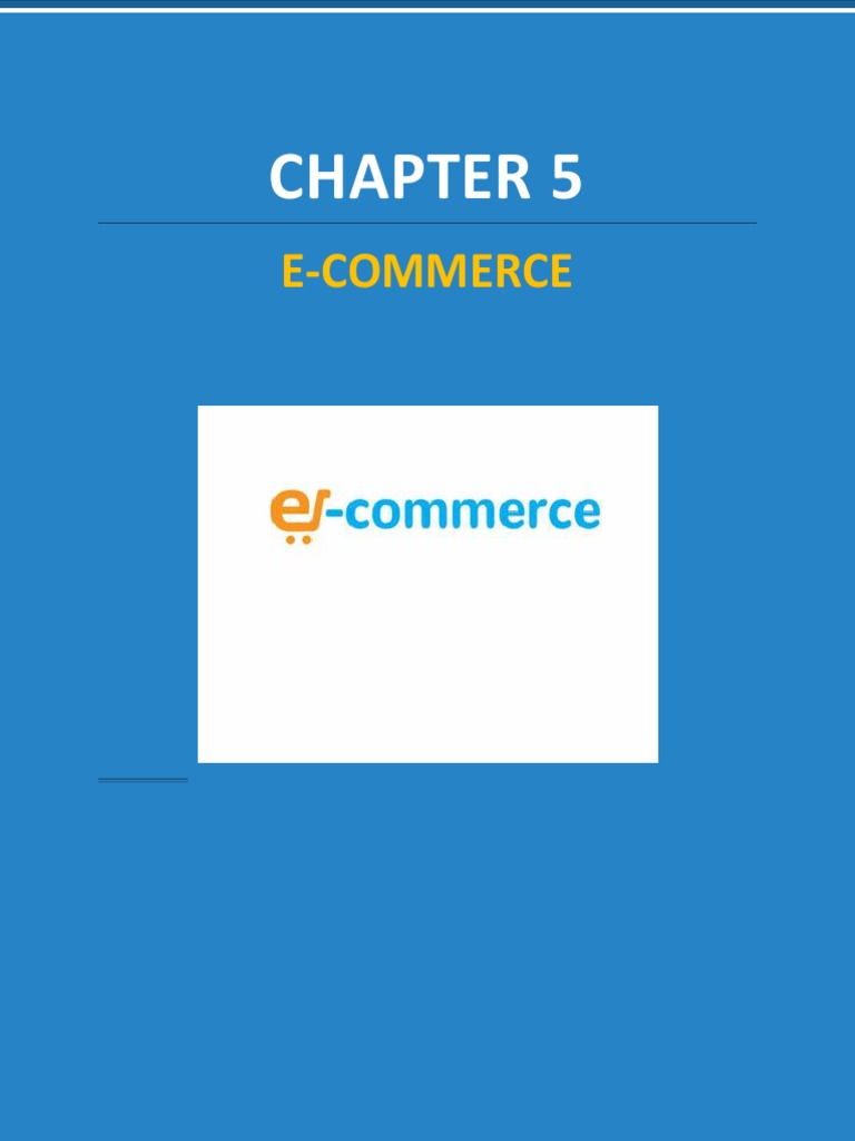 E-Commerce Overview and Impacts | PDF | E Commerce | Retail