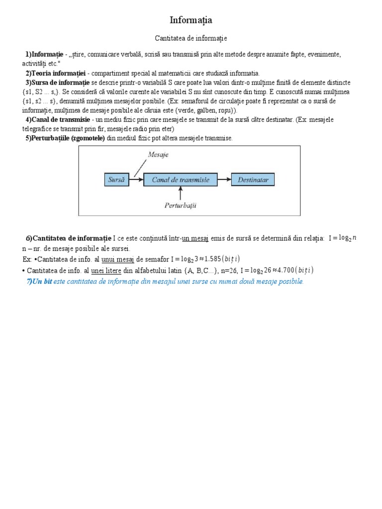 Informația | PDF
