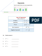 Exponents GR - 7 PDF