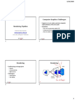 Computer Graphics Challenges Rendering Pipeline