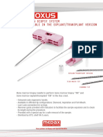 Neo Oxus: Bone Marrow Biopsy System Also Available in The Explant/Transplant Version