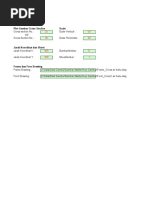 Cross Section Data Setting