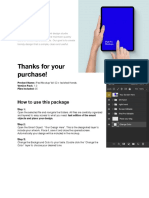 Thanks For Your Purchase!: How To Use This Package