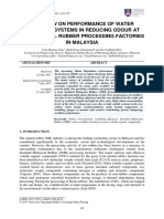 Overview On Performance of Water Scrubber Systems in Reducing Odour at Raw Natural Rubber Processing Factories in Malaysia