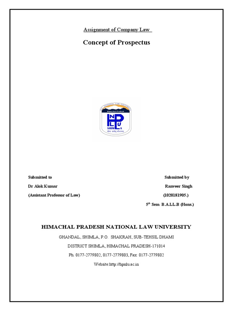 Understanding Company Prospectus Requirements | PDF | Misrepresentation ...