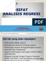 CHAPTER 2 Sifat-Sifat Analisis Regresi PDF