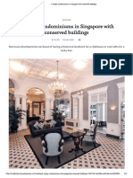 6 Unique Condominiums in Singapore With Conserved Buildings