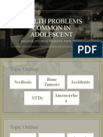 Health Problems Common in Adolescent
