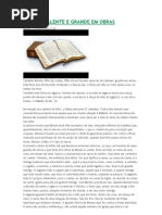 BENAIA, VALENTE E GRANDE EM OBRAS