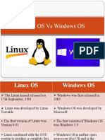Linux OS Vs Windows OS