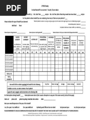 i-PASS OBSERVATION TOOL