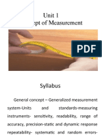 Unit 1 Concept of Measurement