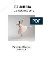 Dance Recital 2019: Parent and Student Handbook