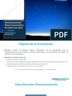 Dimesionamiento Planta Concentradora