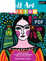 Folk Art Fusion - Learn To Paint Colorful Contemporary Folk Art in Acrylic PDF