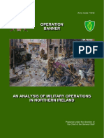 Operation Banner: An Analysis of Military Operations in Northern Ireland