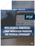 Inteligencia Comercial, Productos Con Potencial Exportador