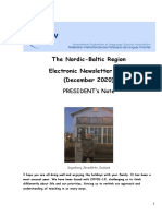 Newsletter 4-2020 Nordic-Baltic Region