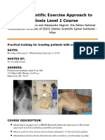 SEAS: Scientific Exercise Approach To Scoliosis Level 1 Course