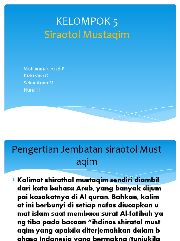 Agama Sirotol Mustaqim Pdf