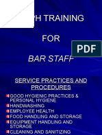 Bar Staff Training