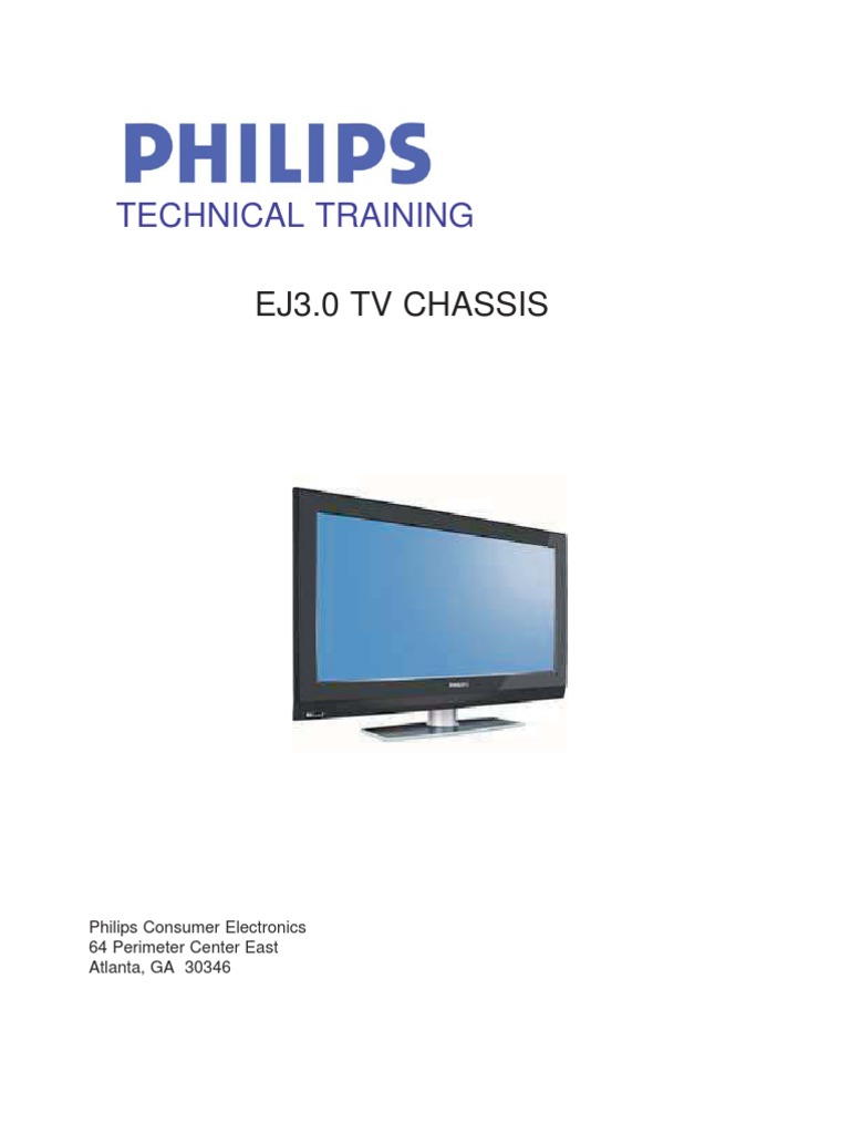 EJ3.0 TV Chassis Technical Training PDF High Definition Television