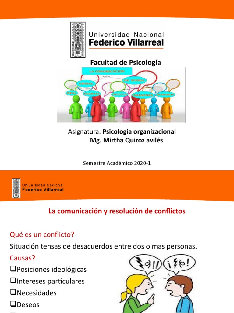Comunicacion y Resolucion de Conflictos | PDF | Las emociones ...