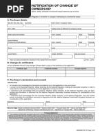 Form B.T.I.: Notice in Regard To Alteration in A Motor Vehicle | PDF ...