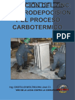 Electrodeposición y Proceso Carbotermico Del Zinc