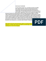 Procedure For Preparation of Oxalate Compound