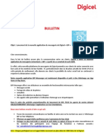 Bulletin aux dealers - Lancement de la nouvelle application de messagerie de Digicel « BIP »