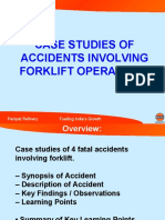 Case Studies of Accidents Involving Forklift Operations: Fuelling India's Growth Panipat Refinery
