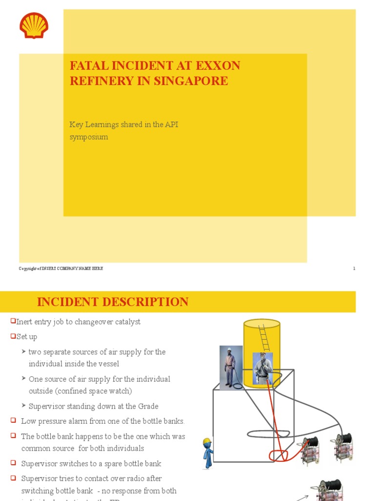Fatal Incident at Exxon Refinery in Singapore: Key Learnings Shared in ...