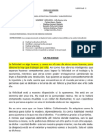 La felicidad: trabajo, hábito y dicha interna