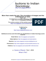 Sociology Contributions To Indian: Embodiment of Value More Than Meets The Eye: The Circulation of Images and The