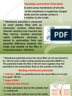 Membrane Potentials and Action Potentials