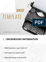 Creative Brief Template Filestage PDF