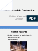 Health Hazards Construction Safety