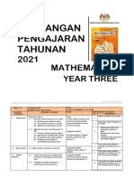 RPT Mathematics Year 3 DLP 2021 by Rozayus Academy