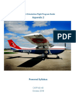 Appendix 2: Cadet Orientation Flight Program Guide