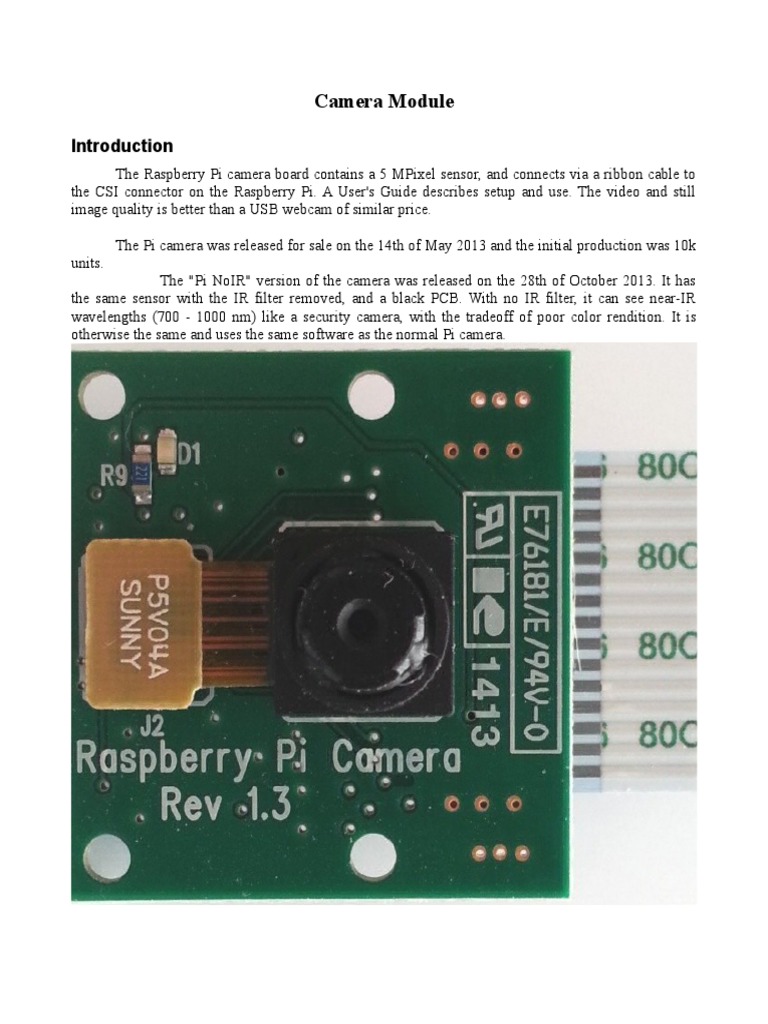 Camera Odt PDF Camera Radiation