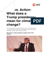 Talk vs. Action: What Does A Trump Presidency Mean For Climate Change?
