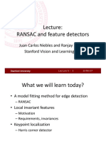 RANSAC and Feature Detectors: Juan Carlos Niebles and Ranjay Krishna Stanford Vision and Learning Lab