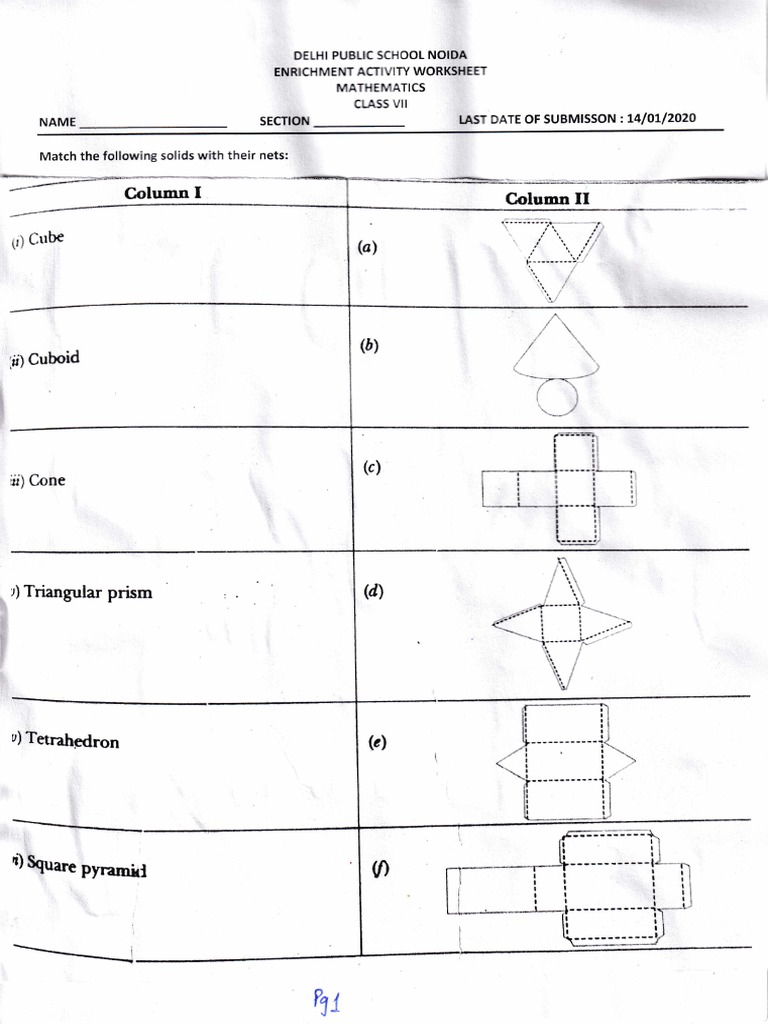 Class Vii Maths Worksheet PDF | PDF | Linear Programming | Polytopes