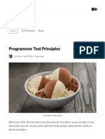 Programmer Test Principles. BDD Versus TDD. This Test Tool Versus - by Kent Beck - Medium PDF